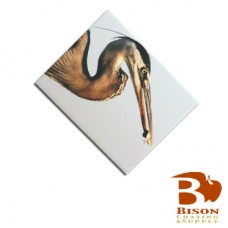 Bison® Ceramic Tile, Gloss, 6.0313" x 7.875" x .25". 