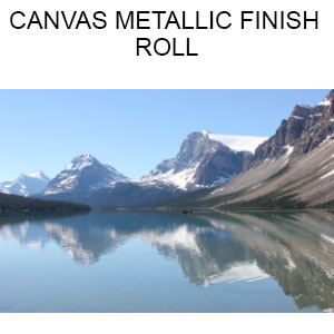Canvas Metallic Finish  Roll  (Inches)