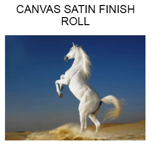 Canvas Satin Finish  Roll  (Inches) 